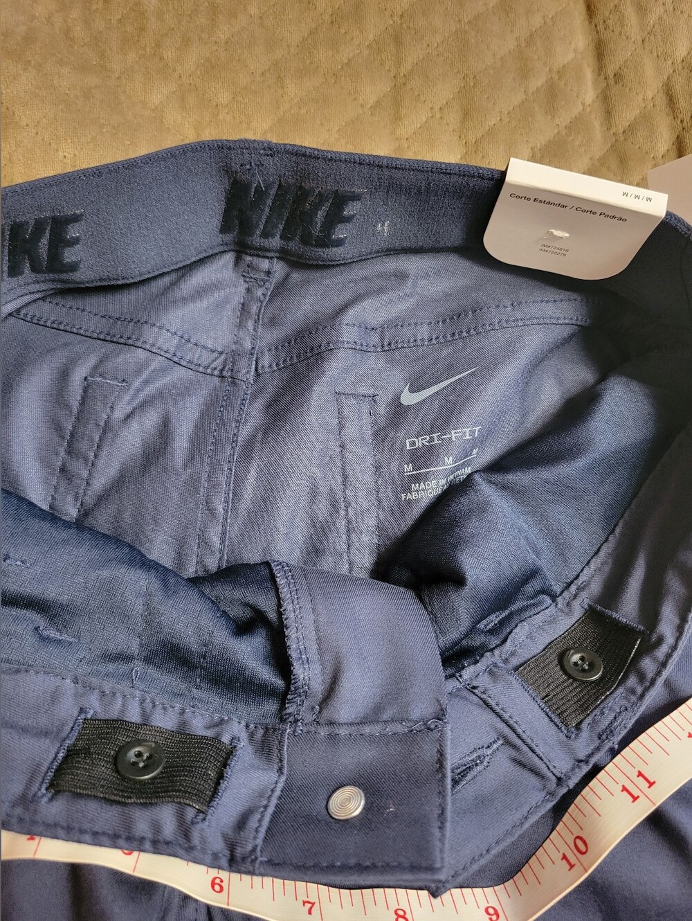 Nike Dri Fit Big Kids Boys 5 pocket golf pants Navy size Medium NEW WITH TAG - Picture 6 of 7
